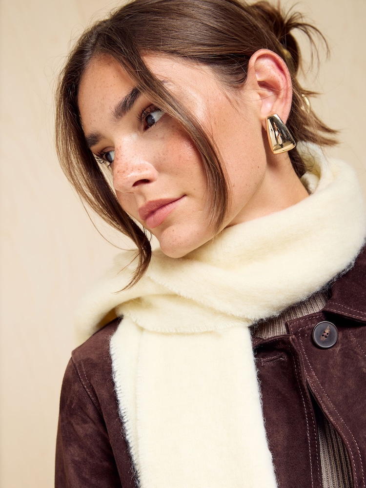 Amarillo mantequilla - Friends Like These Skinny Brushed Scarf - Imagen 2 de 7