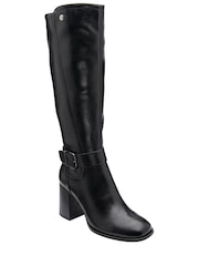Lotus Heel Knee High Boots - صورة 1 من 4