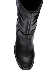 Lotus Heel Knee High Boots - صورة 4 من 4