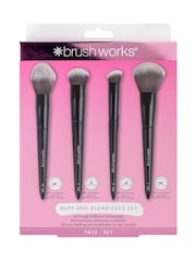 Brush Works Buff and Blend Face Makeup Brush Set - Image 1 of 4