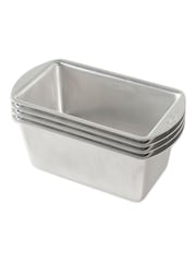 NORDICWARE Set of 4 Silver Naturals Mini Loaf Pans - Image 1 of 3
