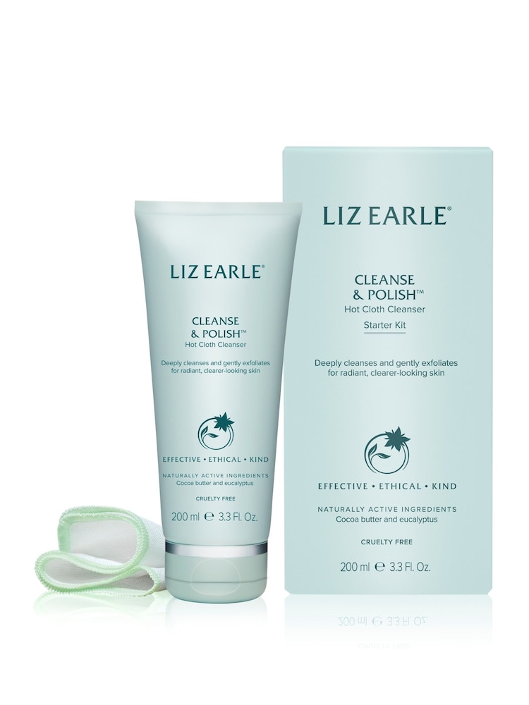 Liz Earle Cleanse & Polish™ Hot Cloth Cleanser 200ml Tube Starter Pack - Image 1 of 6