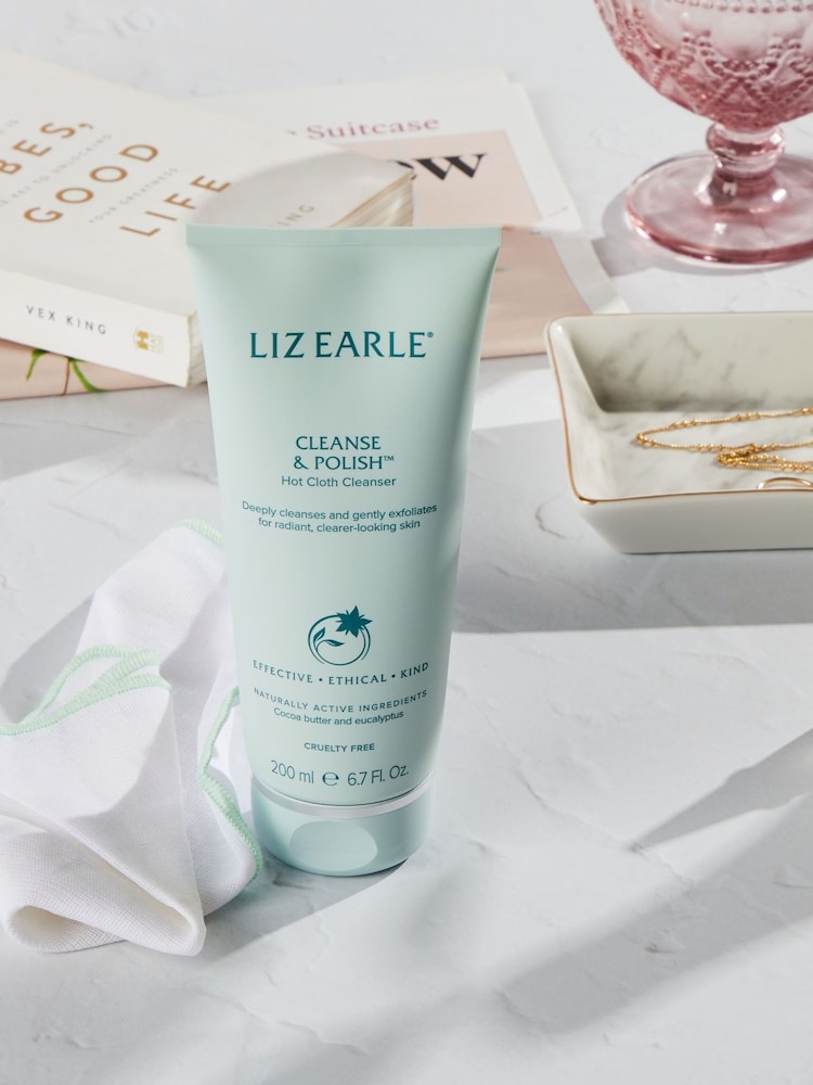 Liz Earle Cleanse & Polish™ Hot Cloth Cleanser 200ml Tube Starter Pack - Image 6 of 6