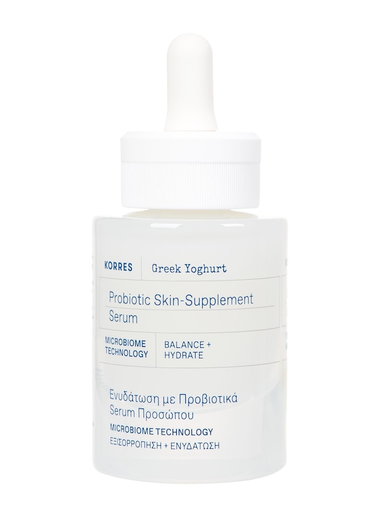 Korres Greek Yoghurt Probiotic Skin Supplement Serum 30ml - Image 1 of 2 Korres Greek Yoghurt Probiotic Skin Supplement Serum 30ml - Image 1 of 2