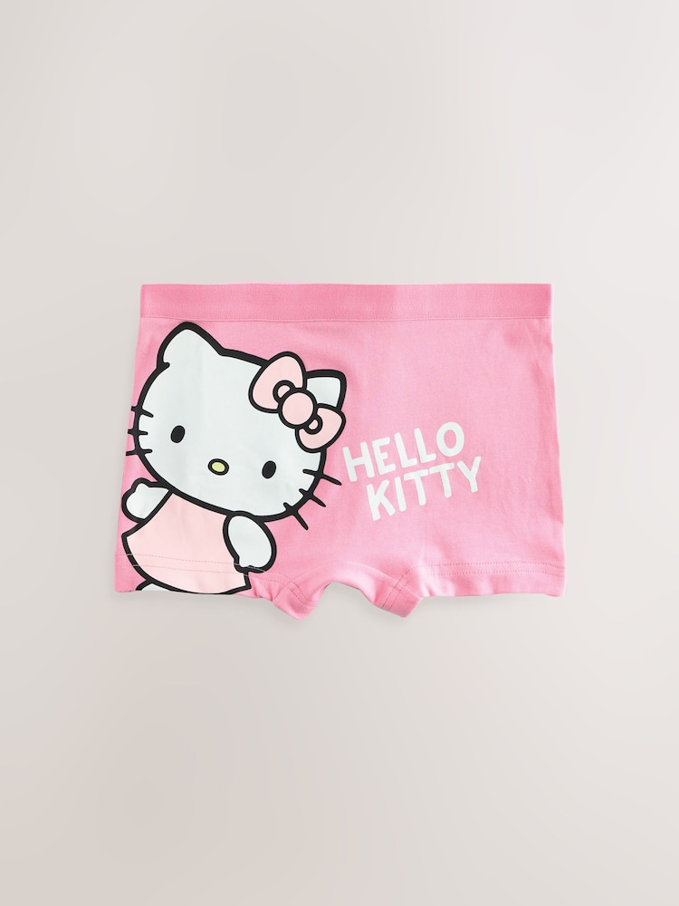 Pink/Lilac Pink Hello Kitty Shorts 5 Pack (2-14yrs) - Image 2 of 9