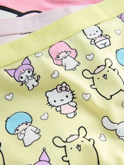 Pink/Lilac Pink Hello Kitty Shorts 5 Pack (2-14yrs) - Image 8 of 9