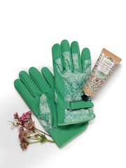 William Morris At Home Golden Lily Gardening Gloves Set - Image 3 of 5