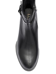 Lotus Black Block Heel Ankle Boots - Image 4 of 4