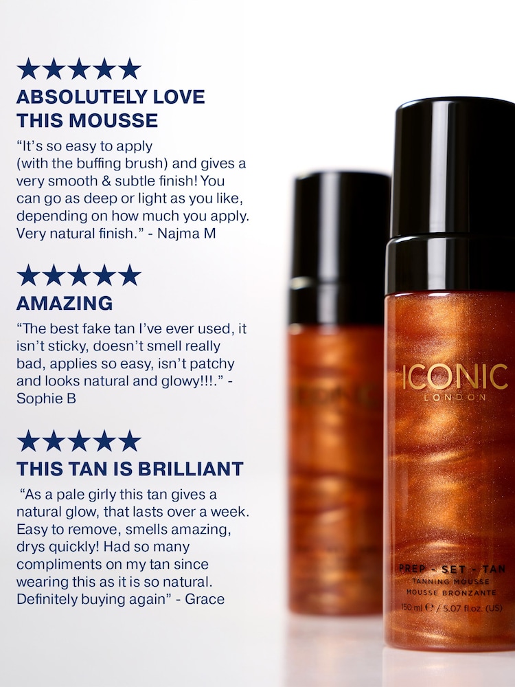 ICONIC London Prep Set Self Tanning Mousse - Image 9 of 9 ICONIC London Prep Set Self Tanning Mousse - Image 9 of 9