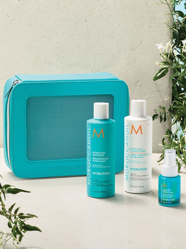 Moroccanoil Hydrating Shampoo and Conditioner Haircare Set with Free All In One Leave In Conditioner (worth over £45) - Image 1 of 2