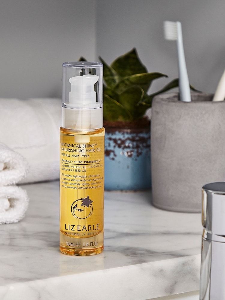 Liz Earle Botanical Shine™ Nourishing Hair Oil 50ml - Image 2 of 4
