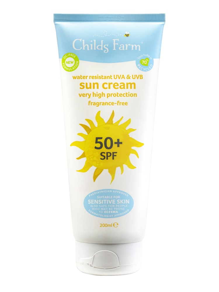 Childs Farm SPF 50+ Suncream 100ml 200ml - Image 2 of 6