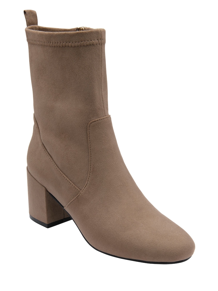 Lotus Stretch Ankle Boots With Inside Zip - Imaginea 1 din 4
