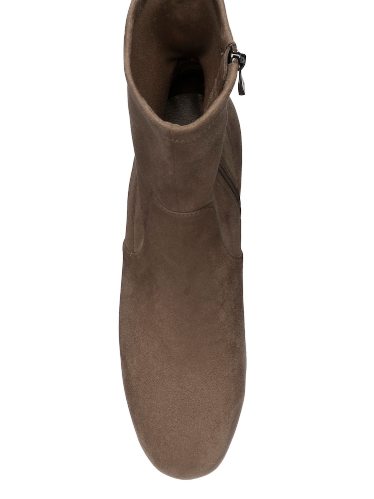 Lotus Stretch Ankle Boots With Inside Zip - Imaginea 4 din 4