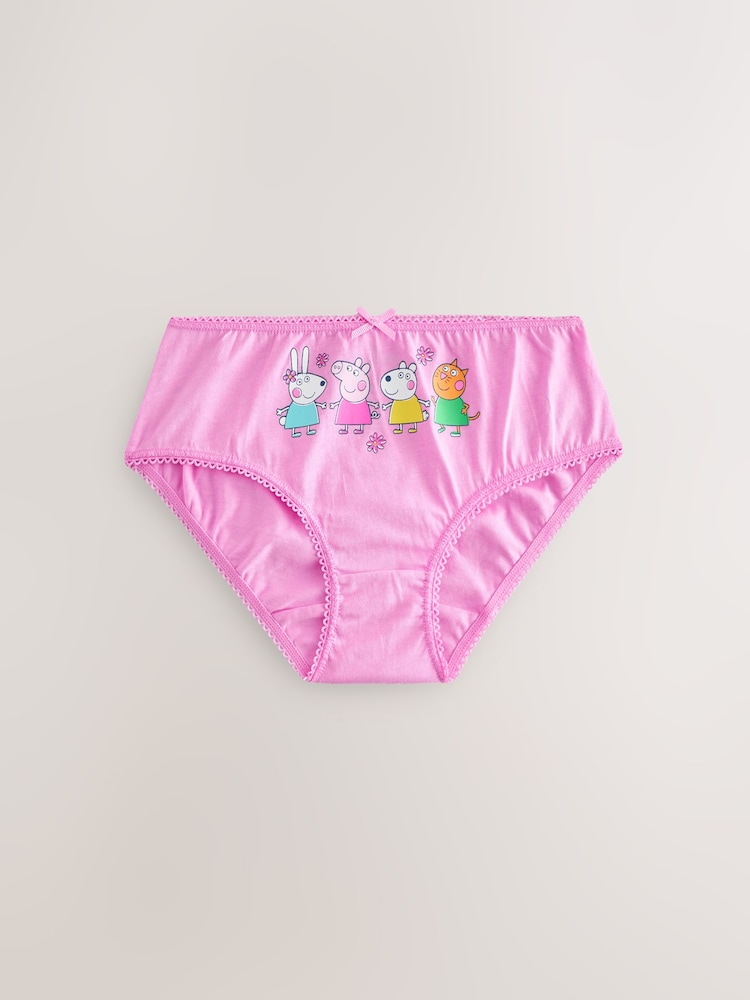 Pink Peppa Pig 5 Pack Briefs (1.5-8yrs) - Image 2 of 8
