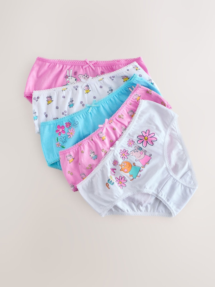 Pink Peppa Pig 5 Pack Briefs (1.5-8yrs) - Image 7 of 8