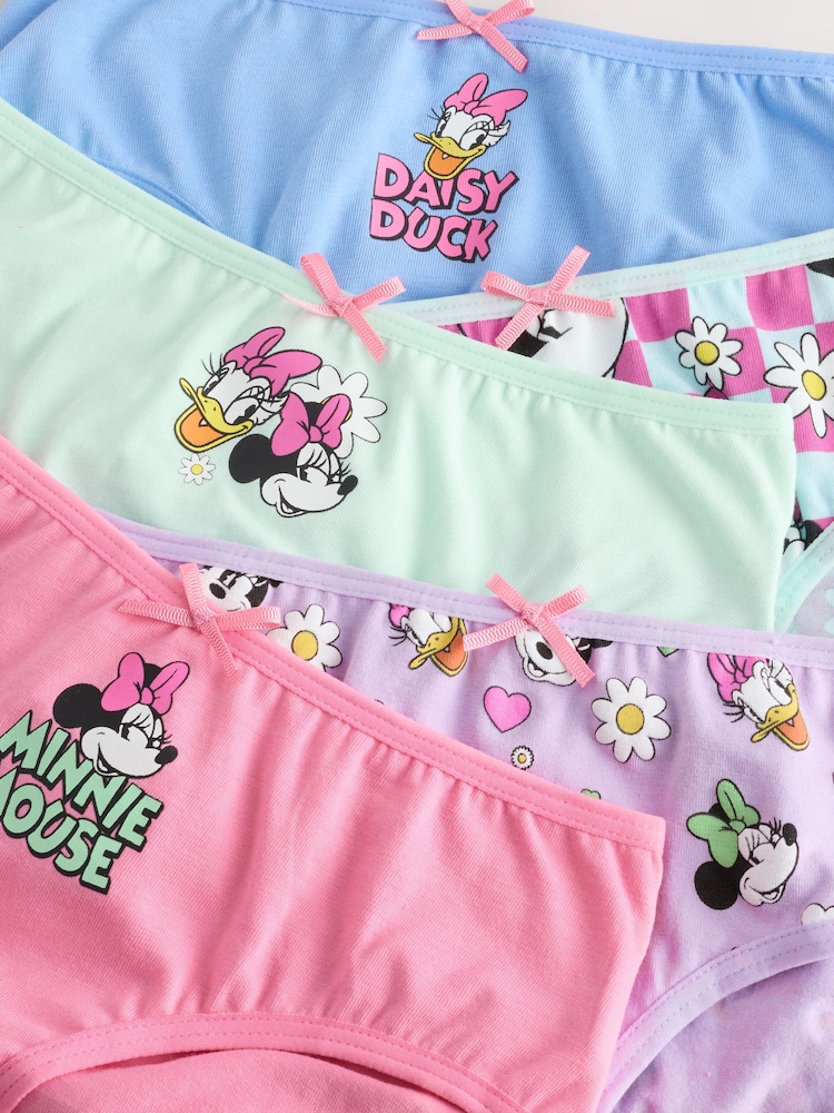 Pink Minnie Mouse Briefs 5 Pack (1.5-12yrs) - Image 8 of 9