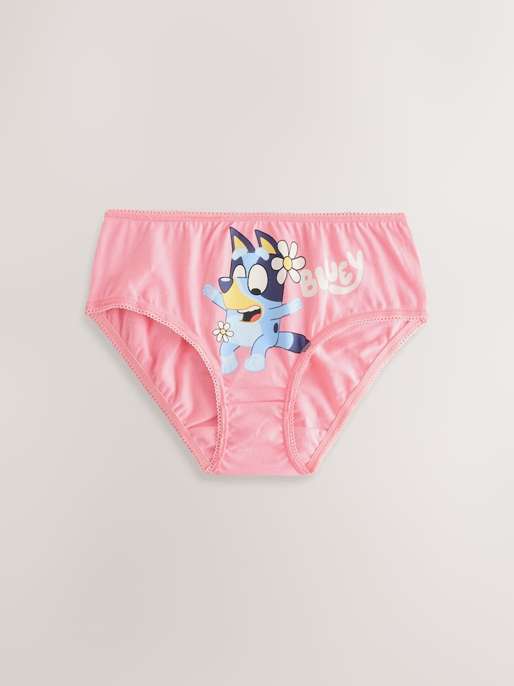 Pink Bluey Briefs 5 Pack (1.5-8yrs) - Image 2 of 9