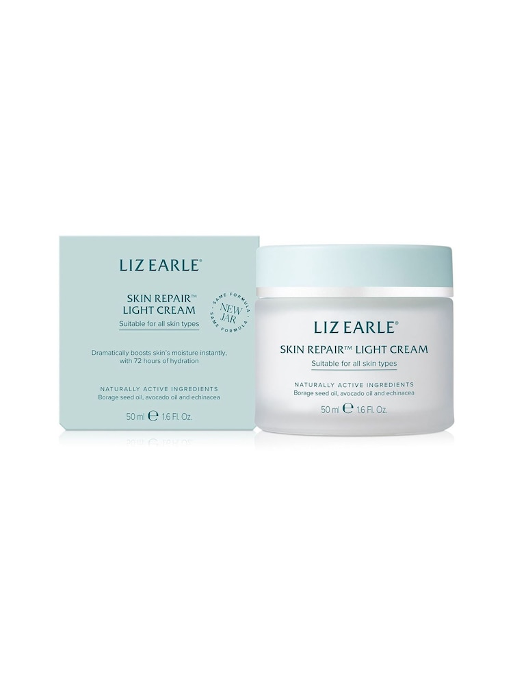 Liz Earle Skin Repair Light Cream Moisturiser Jar 50ml - Image 1 of 4