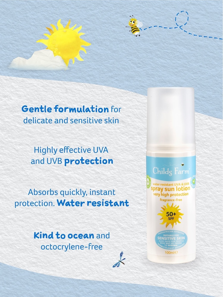 Childs Farm SPF 50+ Sun Spray 100ml - Image 4 of 4