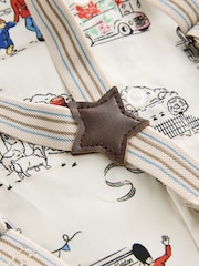 Blue/White Paddington Shirt, Braces, Short & Bow Tie Set (3mths-7yrs) - Image 10 of 11