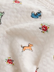 Cream Cath Kidston All Over Printed Dog Shirt & Shorts Set (3mths-7yrs) - Image 10 of 11