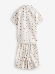 Cream Cath Kidston All Over Printed Dog Shirt & Shorts Set (3mths-7yrs) - Image 9 of 11