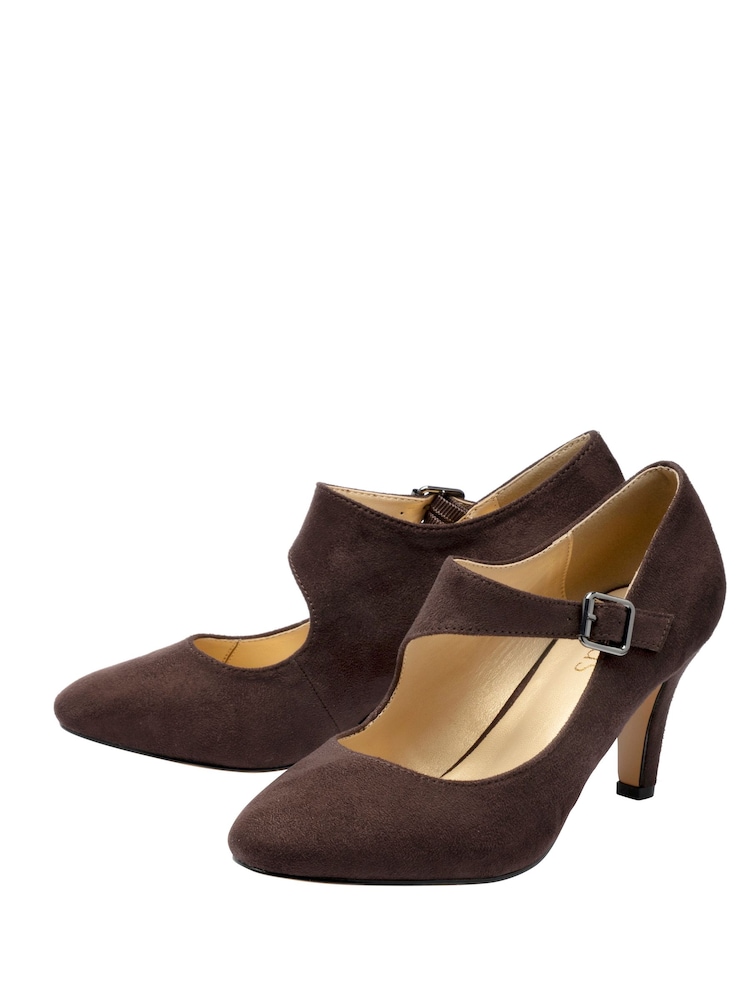 Scarpe scollate con tacco Lotus Mary Jane - Immagine 2 di 4