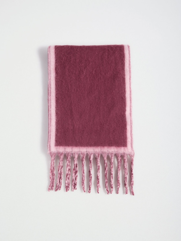 Lipsy Pink Reversible Brushed Scarf - Image 1 of 3