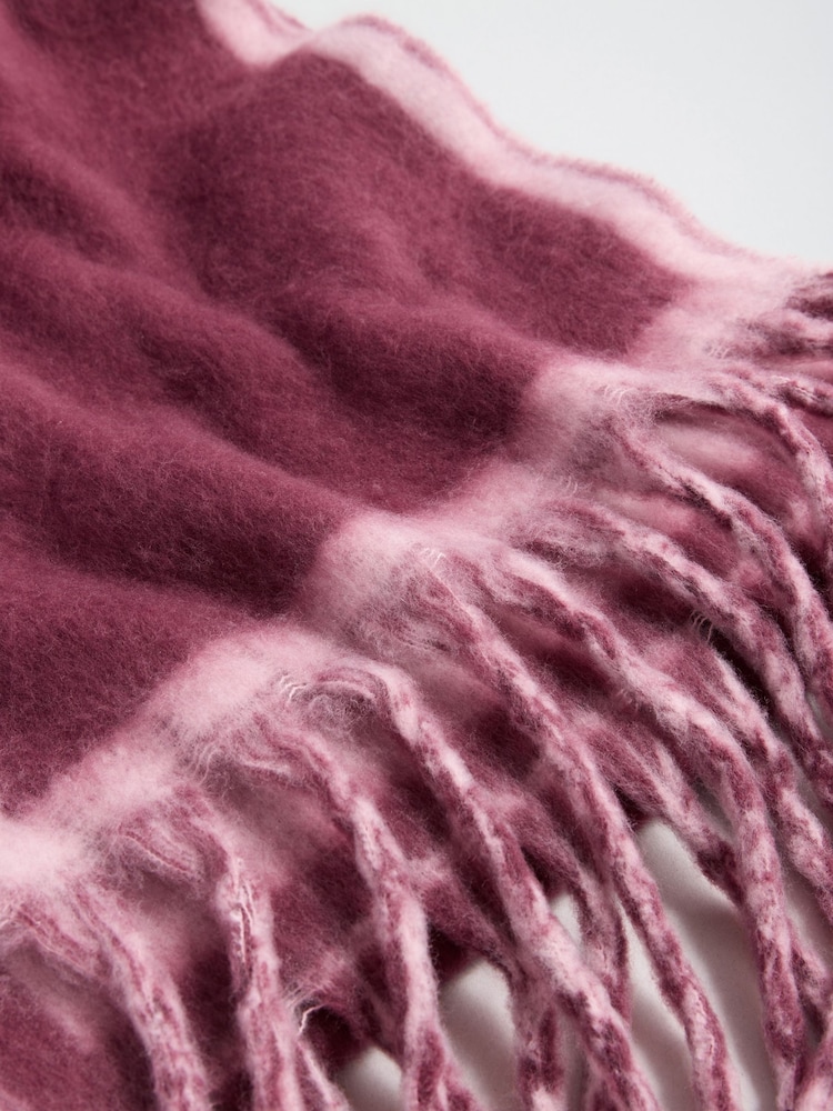 Lipsy Pink Reversible Brushed Scarf - Image 3 of 3