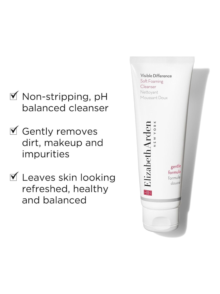 Elizabeth Arden Visible Difference Soft Foaming Cleanser 125ml - Image 2 of 4