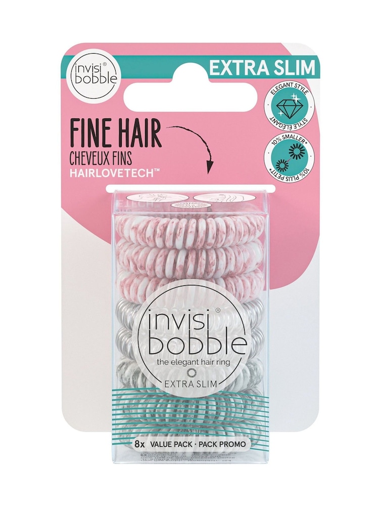 Invisibobble Extra Slim Hair Spirals - Black - Image 1 of 4