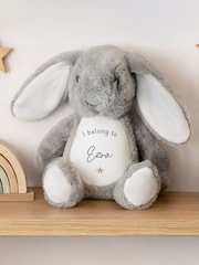 Personalised “I Belong To” Bunny Rabbit Soft Toy by PMC - Image 2 of 4