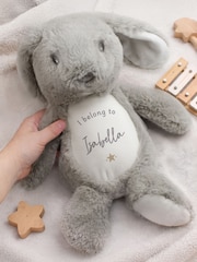 Personalised “I Belong To” Bunny Rabbit Soft Toy by PMC - Image 3 of 4