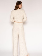 LatteLove Cream Marshmallow Mix Sweater Rib Pants - Image 2 of 3