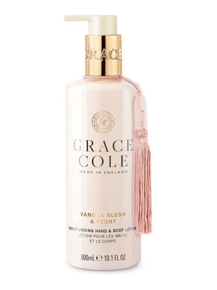 Grace Cole Vanilla Blush & Peony Hand Lotion 300ml - Image 1 of 3