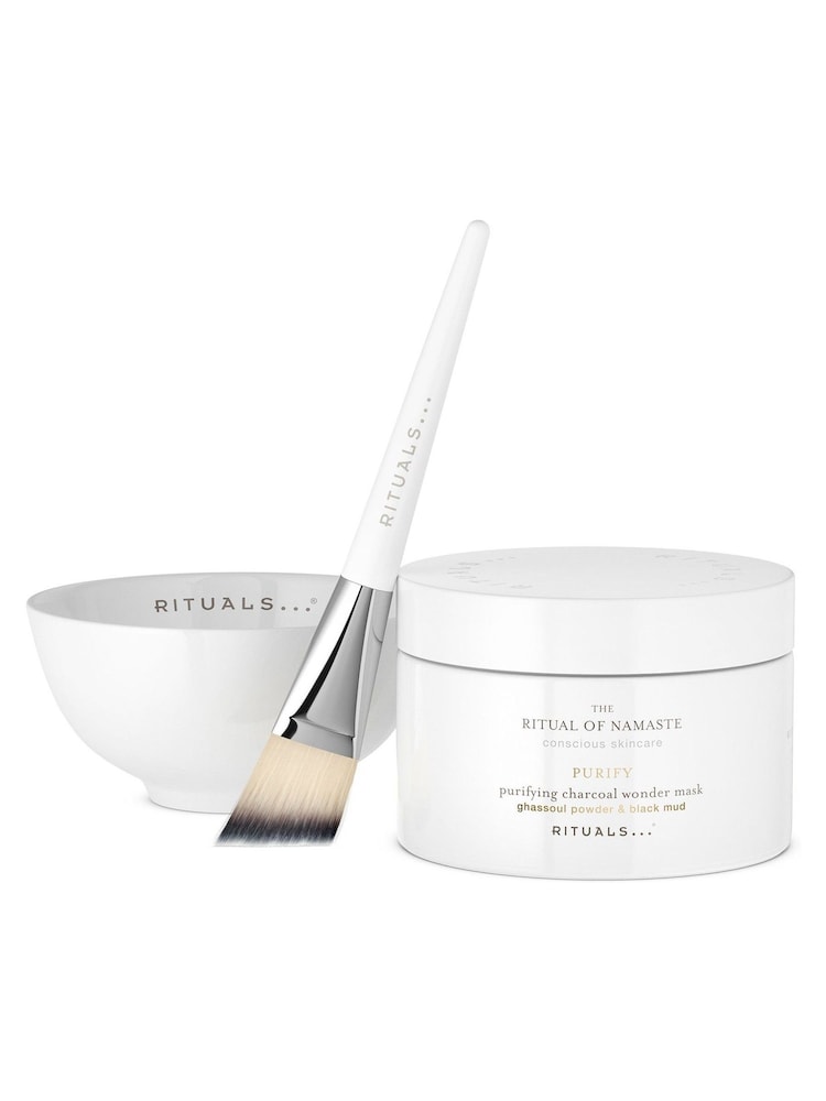 Rituals The Ritual of Namaste Purify Charcoal Wonder Mask 70g - Image 1 of 5 Rituals The Ritual of Namaste Purify Charcoal Wonder Mask 70g - Image 1 of 5