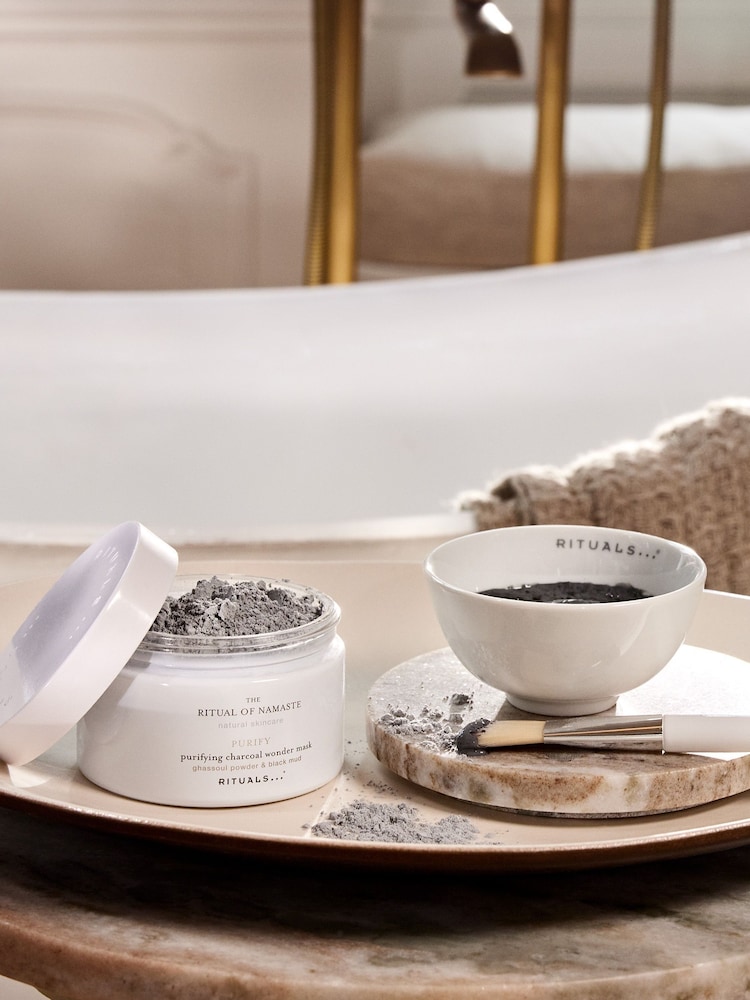 Rituals The Ritual of Namaste Purify Charcoal Wonder Mask 70g - Image 2 of 5 Rituals The Ritual of Namaste Purify Charcoal Wonder Mask 70g - Image 2 of 5