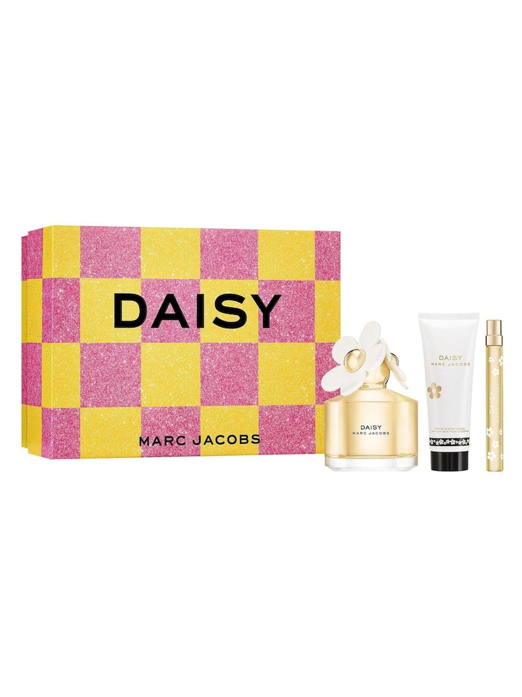Marc Jacobs Daisy Eau de Toilette 100ml, Body Lotion 75ml & Pen Spray 10ml Gift Set (Worth £135) - Image 1 of 5