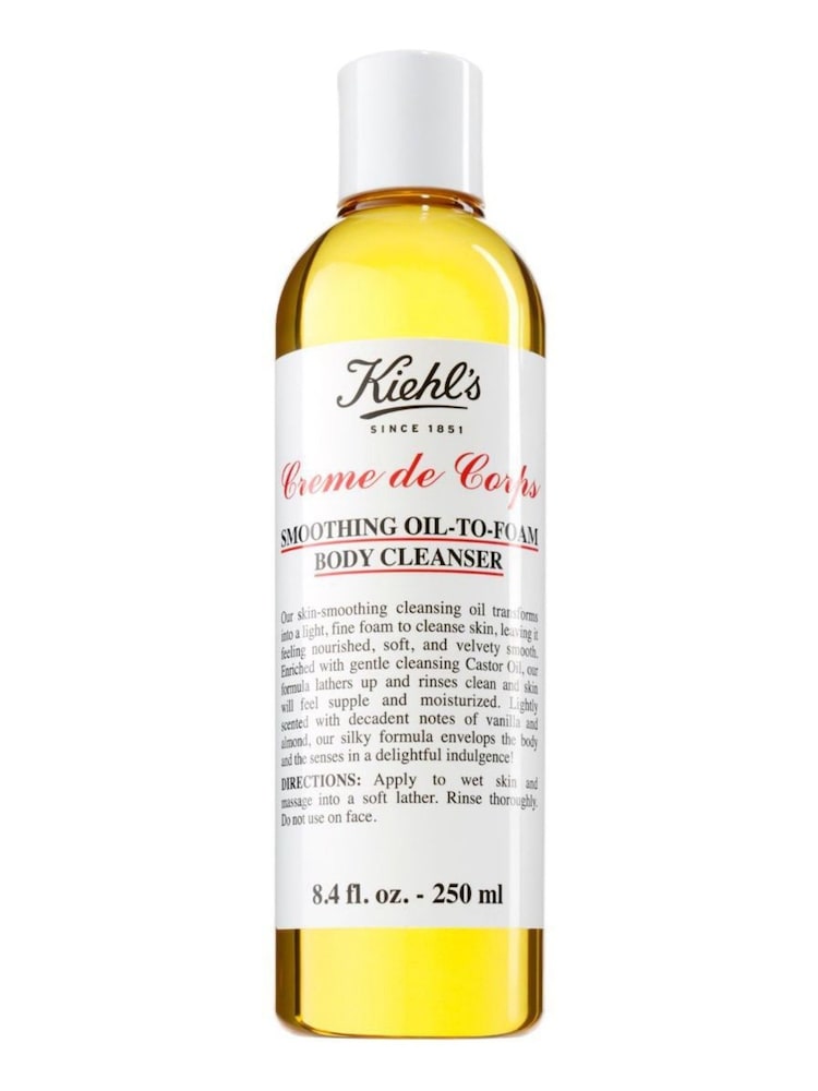 Kiehls Crème de Corps Smoothing Oil to Foam Body Cleanser 250ml - Image 1 of 2 Kiehls Crème de Corps Smoothing Oil to Foam Body Cleanser 250ml - Image 1 of 2
