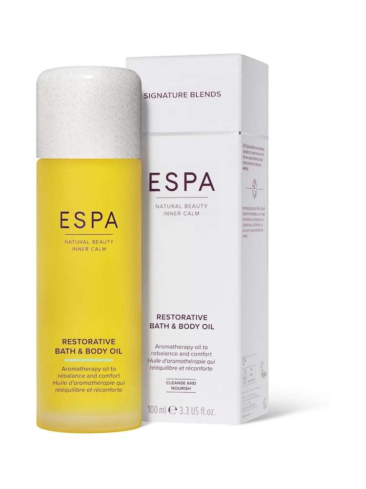 ESPA Restorative Bath and Body Oil 100ml - Image 2 of 3