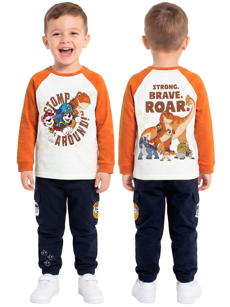 Character Orange PAW Patrol Long Sleeve T-Shirt And Joggers Set - Image 2 of 10 Character Orange PAW Patrol Long Sleeve T-Shirt And Joggers Set - Image 2 of 10