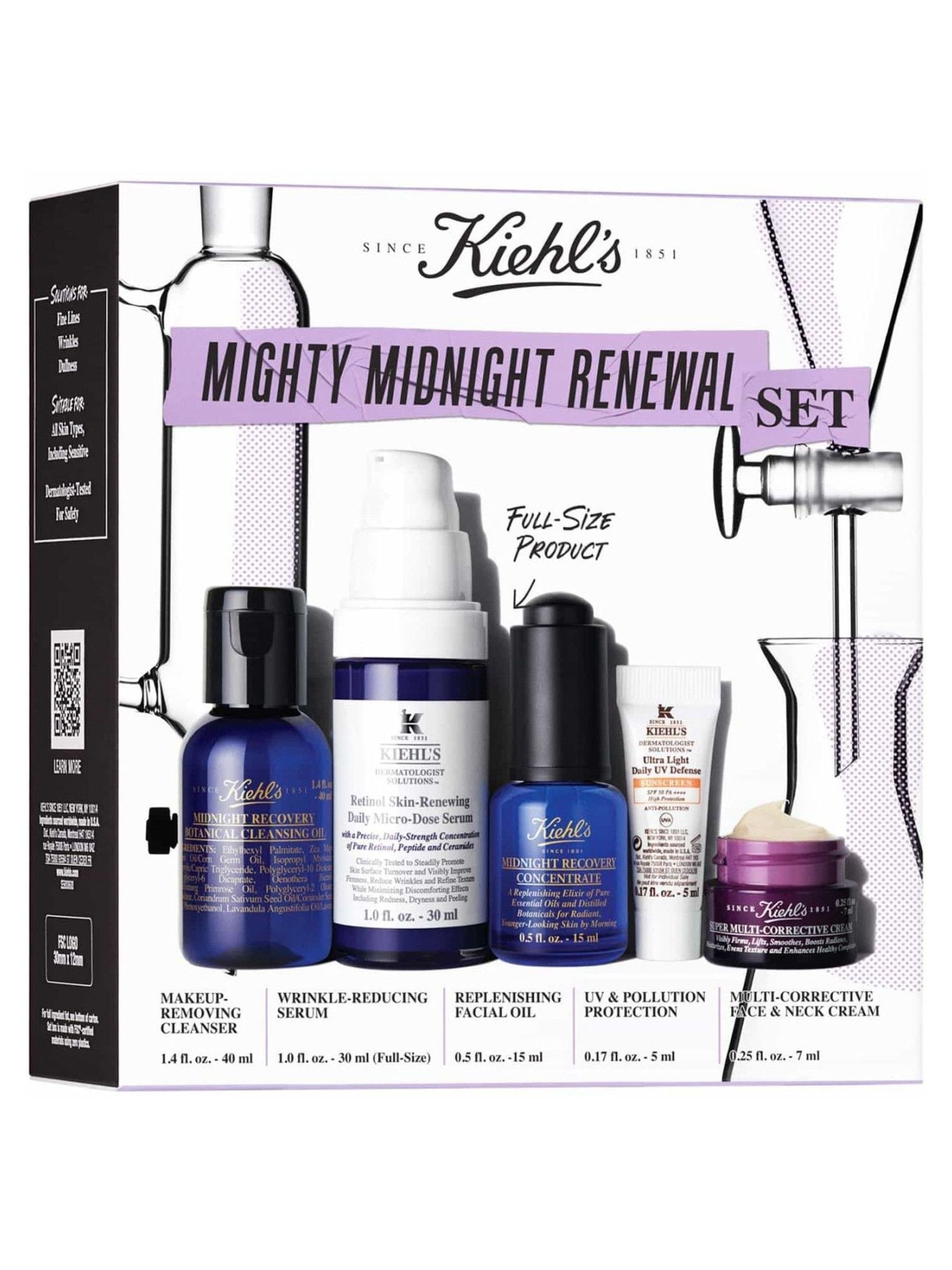 Buy Kiehls Midnight Renewal Skincare Gift Set from the Next UK