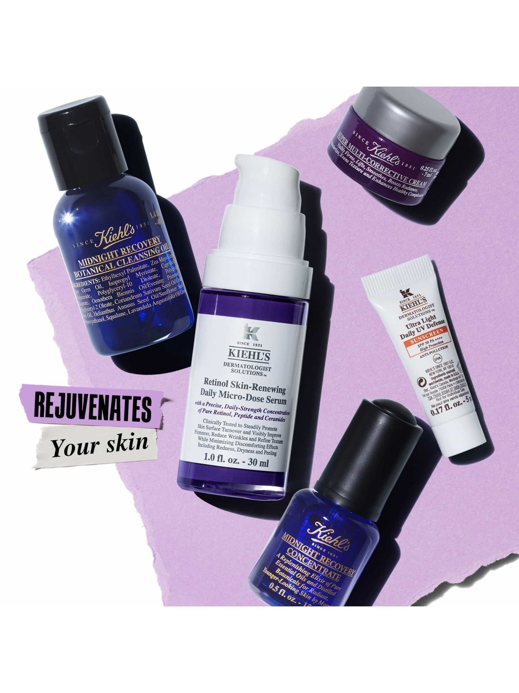 Buy Kiehls Midnight Renewal Skincare Gift Set from the Next UK