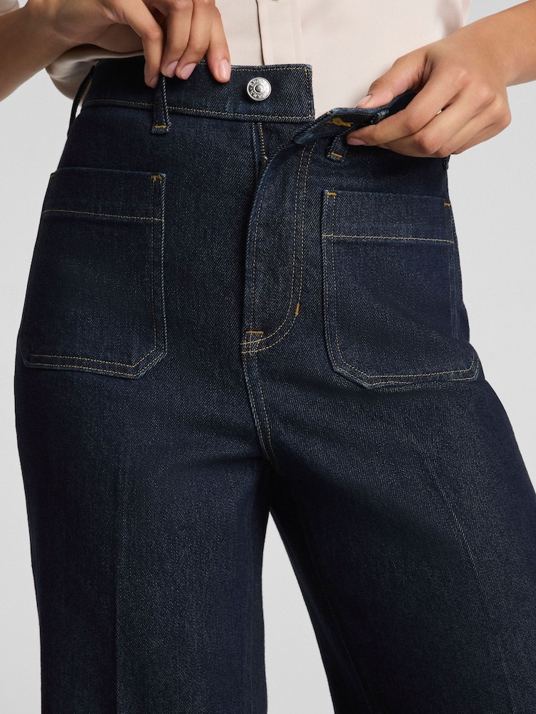 SPANX Authentic 360 Easy Flare Jeans with Patch Pockets SPANXshape™ - Bild 6 von 6 SPANX Authentic 360 Easy Flare Jeans with Patch Pockets SPANXshape™ - Bild 6 von 6