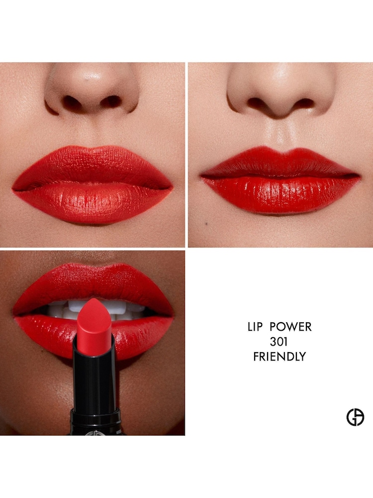 Armani Beauty Lip Power Vivid Colour Long Wear Lipstick - Image 5 of 5