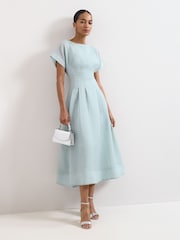 Phase Eight Blue Laya Midi Dress - Image 1 of 6