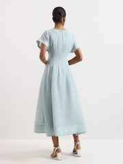 Phase Eight Blue Laya Midi Dress - Image 2 of 6