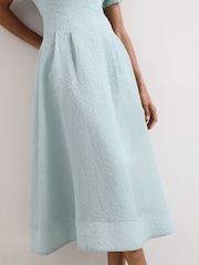 Phase Eight Blue Laya Midi Dress - Image 5 of 6
