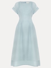 Phase Eight Blue Laya Midi Dress - Image 6 of 6